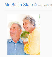 The Overview page displaying the uploaded image
