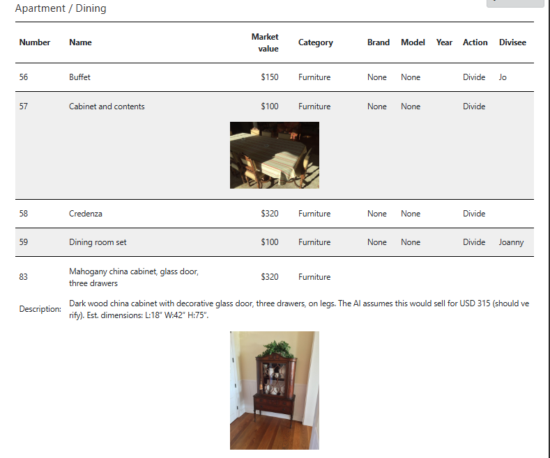 Report with images