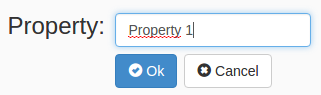 Editing the property name