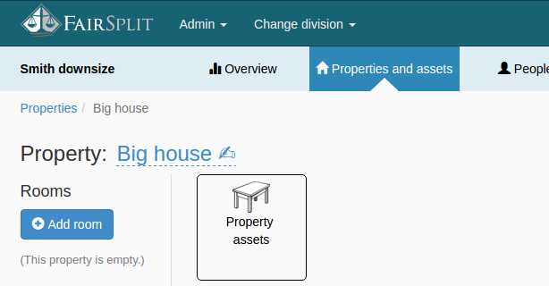The individual property page